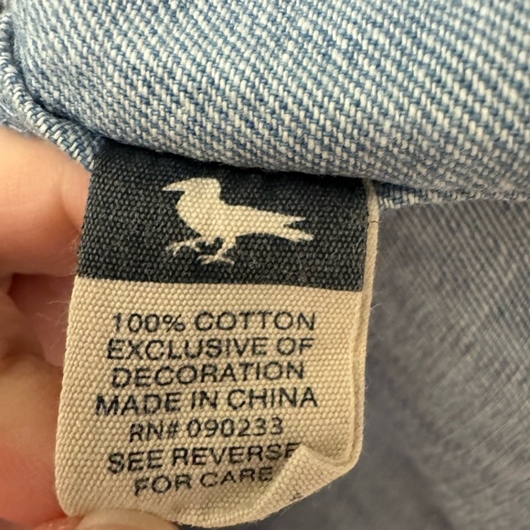 Modern Amusement Denim Jacket Button Down Long Sleeve Size L - Picture 4 of 9